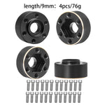 Brass Wheel Hex Hub Widen Adapter 12mm for 1/10 RC Crawler close-up view