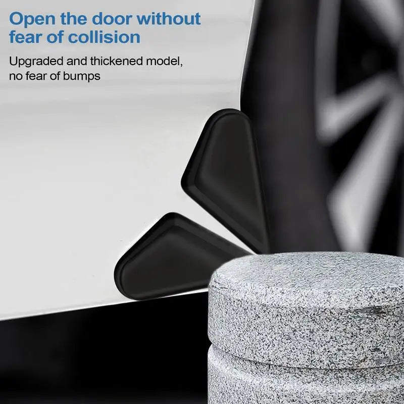 Invisible Adjustable Universal Car Door Corner Anti-collision Covers Silicone Protector detail view