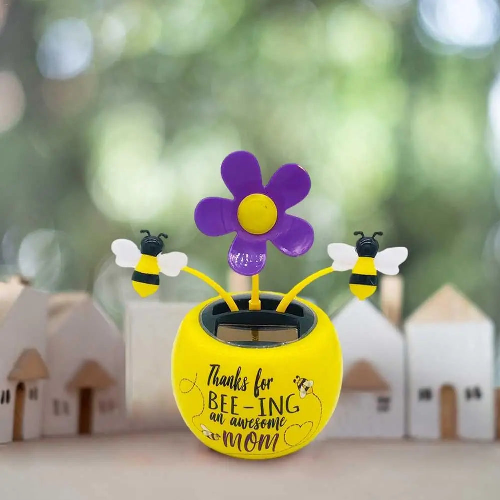 Car Decoration Swinging  Solar Power  Car Gadgets Car Dashboard Ornaments Flower Swinging Solar Powered Dancing Flower