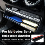 Car Central Control Storage Box for Mercedes Benz A B CLA GLB GLA GLE Class Storage an close-up view
