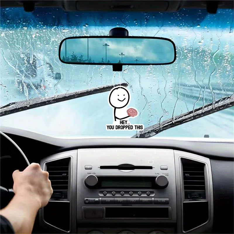 1pc fun car aromatherapy car fragrance perfume car air freshener mirror car interior a close-up view