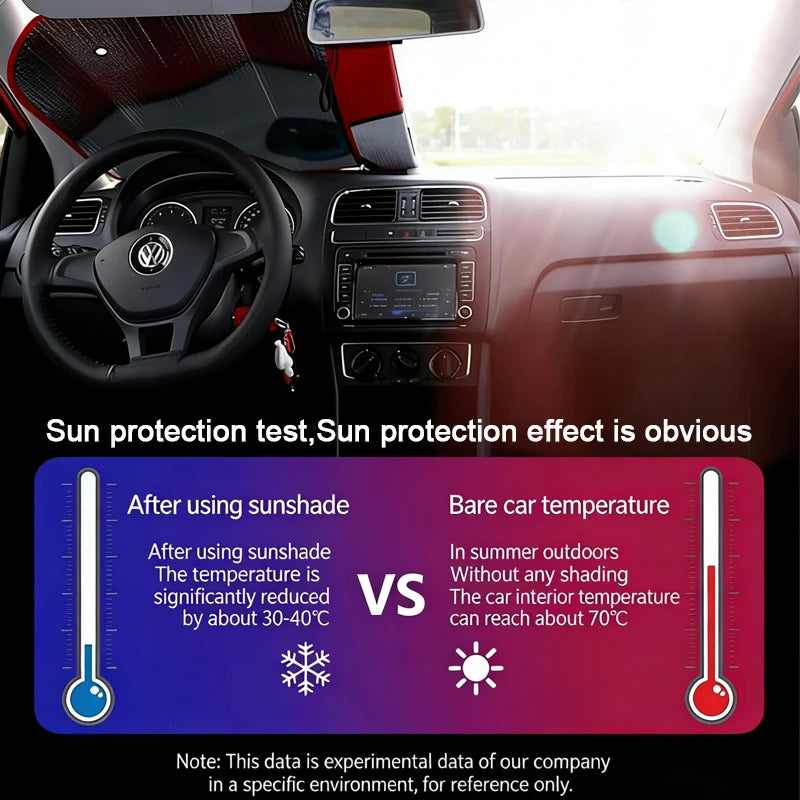 Car Solar Protection Windshield Sunshade | 3 Color Options Auto Sun Visor lifestyle view
