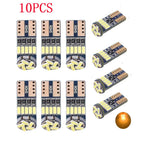 10x T10 W5W 4014 15SMD LED Canbus High Power Car Clearance Wedge Side Light Interior Dome Reading Lamps 12V 6000K No error White