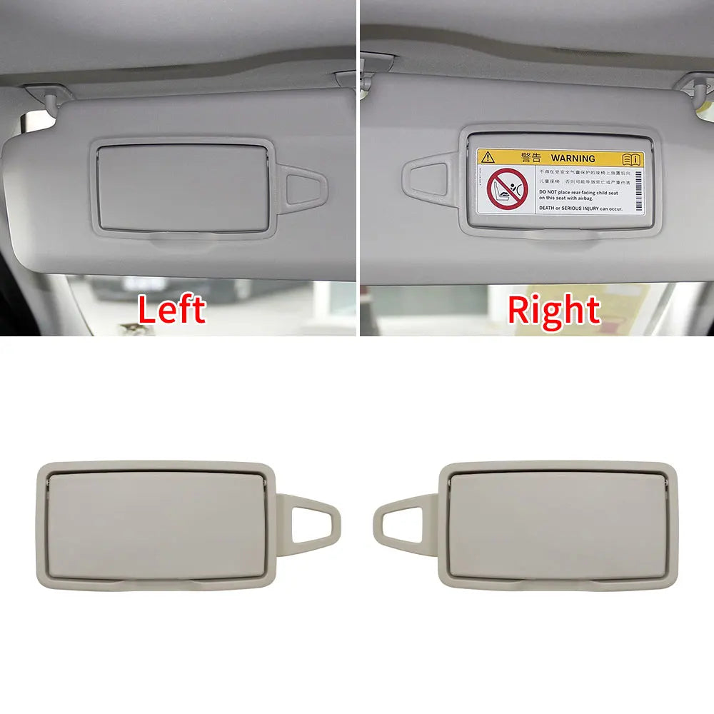 Car Interior Front Sun Shade Visor Makeup Cosmetic Mirror Cover For Mercedes Benz C GLC Class W205  W253 C180 C200 GLC260 GLC300