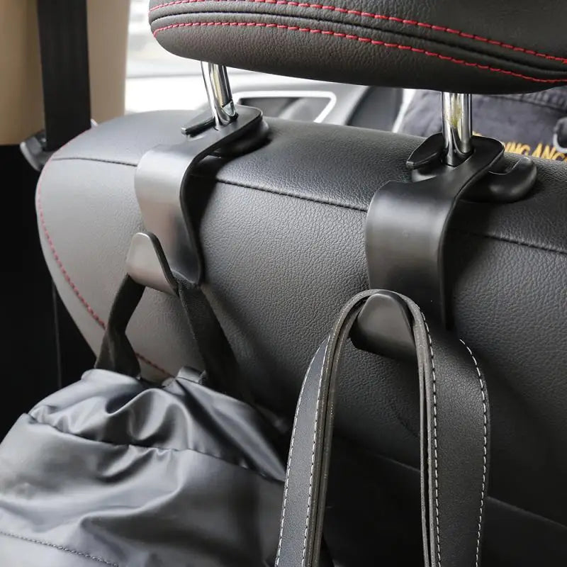 Black Car Seat Back Hook for Bags