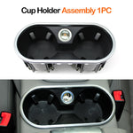 Car Center Console Cup Holder Assembly Drink Holder Buckle Cigarette Lighter for Porsc close-up view