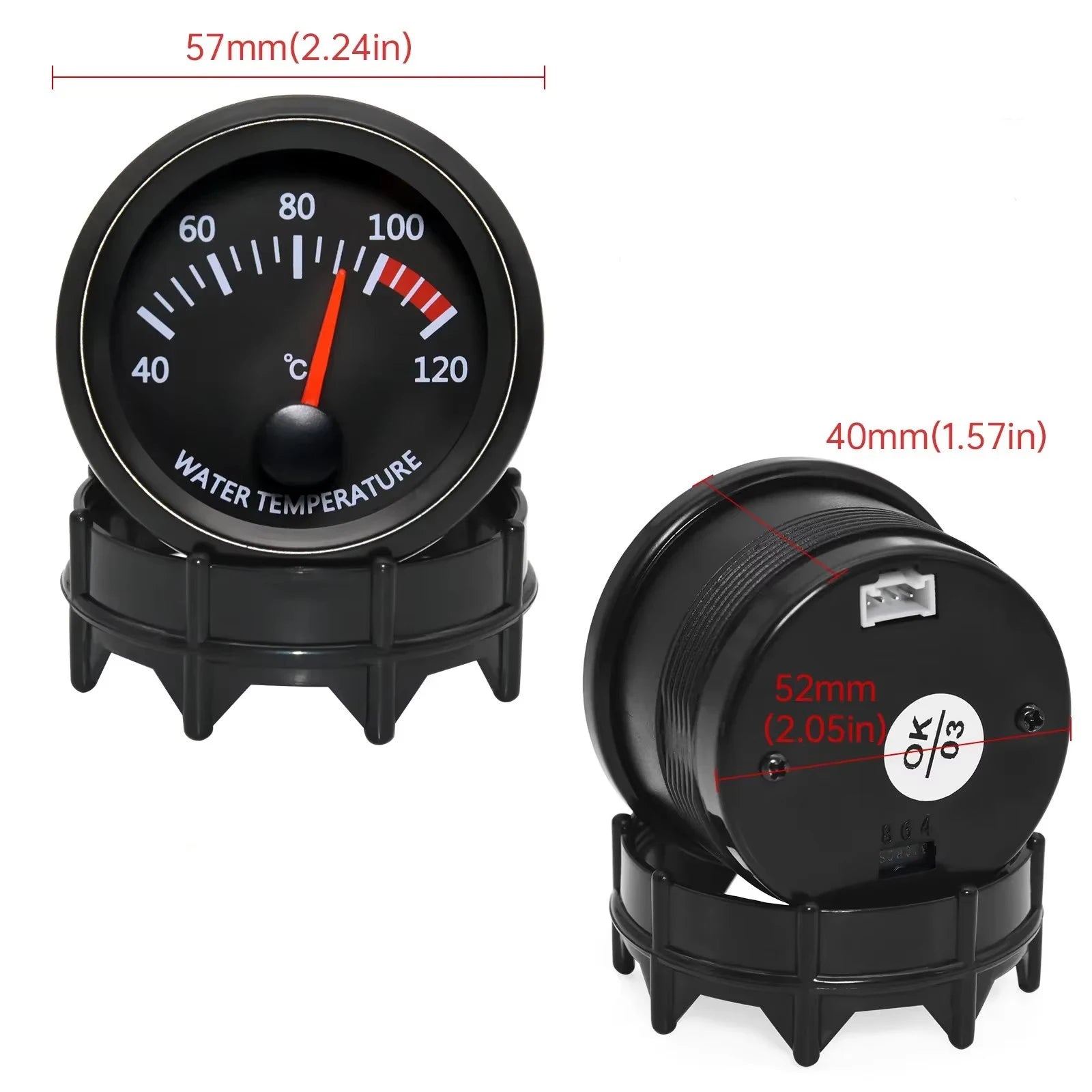 12V 52mm Car Gauge Set | Water Temp Oil Temp Voltmeter Oil Press Vacuum Boost Air Fue lifestyle view