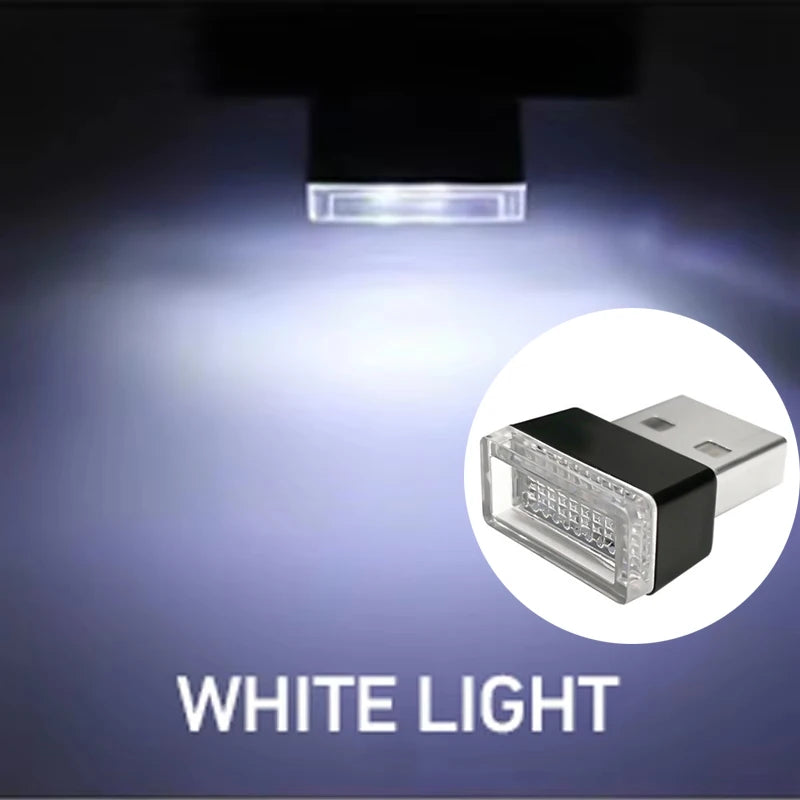 Car LED Light USB Mood Lamp Atmosphere Light Auto Interior Plug and Play Decoration L lifestyle view