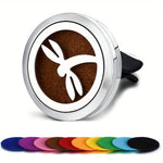 Car Diffusers, 1 PC car air vent diffuser clip (does not include fragrance chemicals) with 10 PCS pads，car AC vent interior