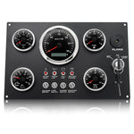 Engine Dash Instrument Panel 5 Gauge Set | 7 Color LED 85mm Tachometer for RV Boat Cu lifestyle view