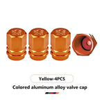 4PCS Car Wheel Tire Valve Stem Caps | Aluminum Alloy Dust Caps for Peugeot Models lifestyle view