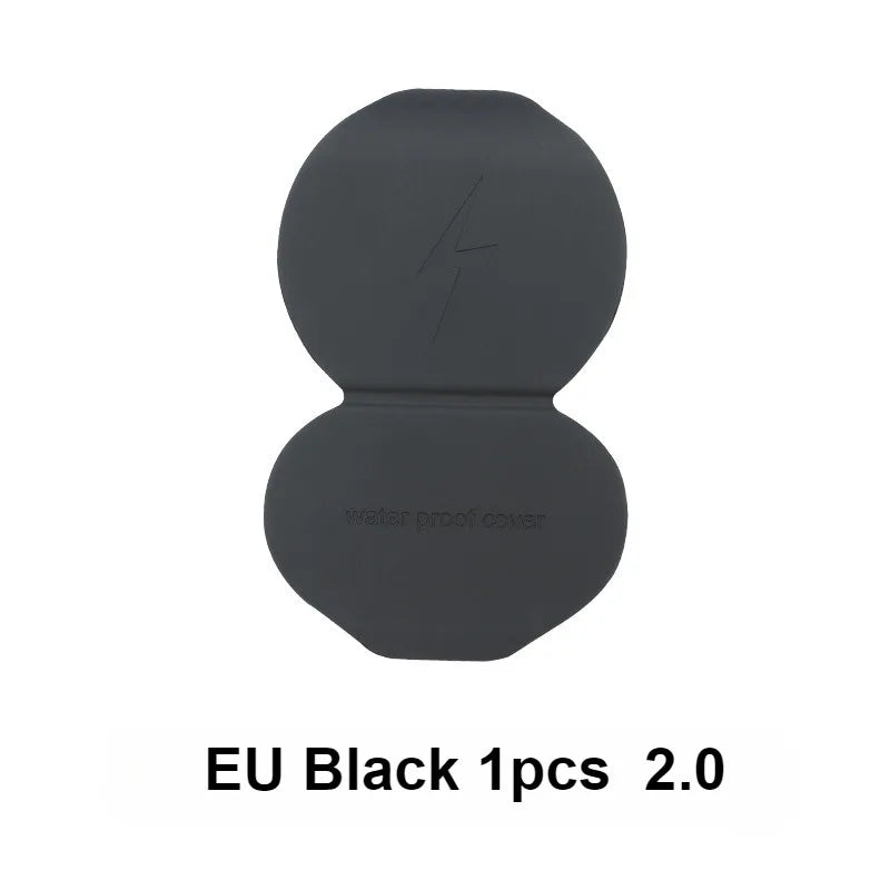 Car Charging Port Protection for Tesla Model 3/Y | Waterproof Dust Plug Cover close-up view