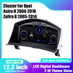 Digital Cluster for Opel Astra H 2004-2010 & Zafira B 2005-2014 | 12.3 Inch Digital S alternate view