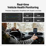 TOPDON Carpal Bluetooth OBD2 Scanner: All System Diag, 6 Resets, Smog Check & Repair Guide for iOS/Android.
