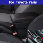For Toyota Yaris 2005 2006 2007 2008 2009 2010 2011 Car Armrest Box with USB Internal Modification C