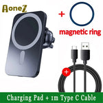 30W Fast Wireless Car Charger | MagSafe Car Mount for iPhone and Android detail view
