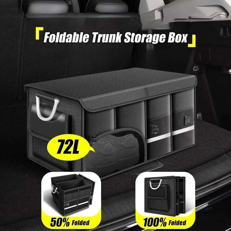 Foldable Waterproof Oxford Cloth Car Trunk Storage Organizer alternate view