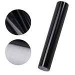 Universal Sunshade Matts Black Sun Strip Visors | UV-Blocking Vinyl Windshield Stri additional angle