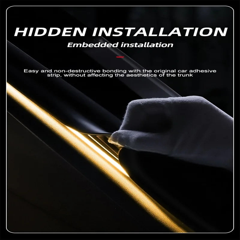 After Trunk Light for Tesla Model Y 2020-2025 | Bright LED Silicone Lamp with Magneti lifestyle view
