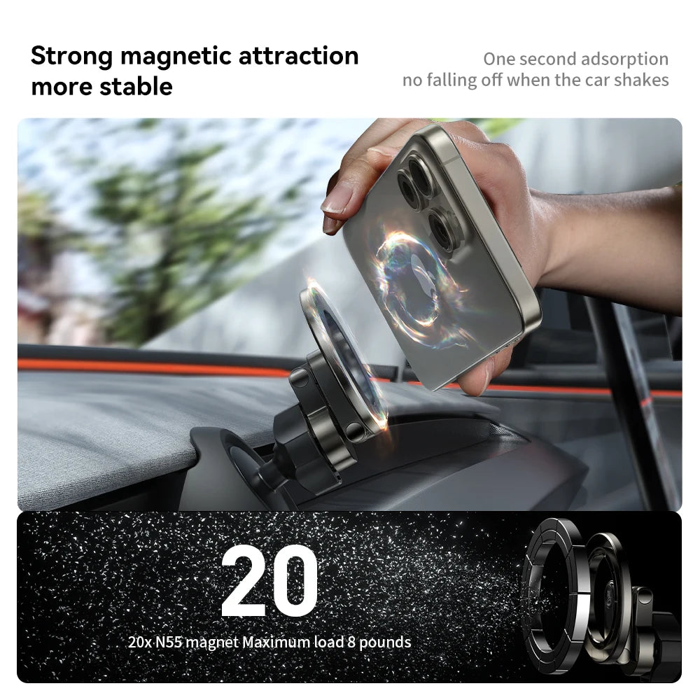 YZ for Tesla Magnetic Car Phone Holder | 2026 Model 3/Y/YT Highland Juniper Air Vent M close-up view