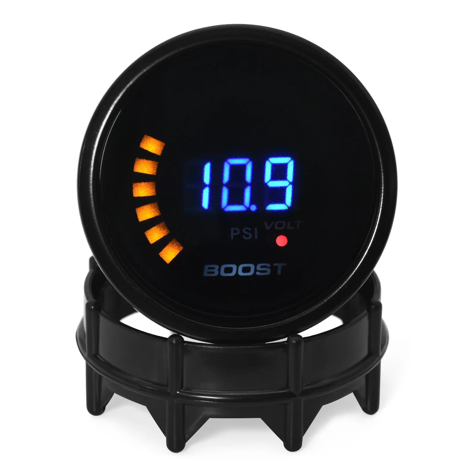 52mm Digital Turbo Boost Gauge | LED Turbo Pressure Gauge for 12V Gasoline Engines additional angle