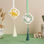 Car fragrance pendant Osmanthus Gardenia Osmanthus Perfume Plaster Gifts for Parents and Friends