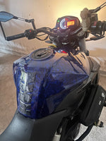 Glossy Laser Forged Carbon Fiber Vinyl Wrap Self-Adhesive Car Sticker Waterproof fo additional angle