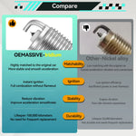 4Pcs OEMASSIVE Iridium Spark Plugs 1787829 2050957 for Ford Escort Fiesta Focus B-MAX C- detail view