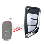 Car Key Fob Case Shell Housing for Vw B5 for Volkswagen Beetle/Caddy/Passat/Golf/Jett lifestyle view