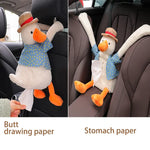 Cute Duck Butt Plush Car Tissue Holder