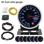 2 Inch 52mm Smoke Lens Turbo Boost Gauge | 8 Color Backlight Car Gauge with Sensor detail view