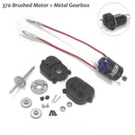 370 Brushed Motor Metal Gearbox Transmission for MN82 MN168 MN99S MN78 LC79 Upgrade Accessories 1/12 RC Car Crawler Car Model