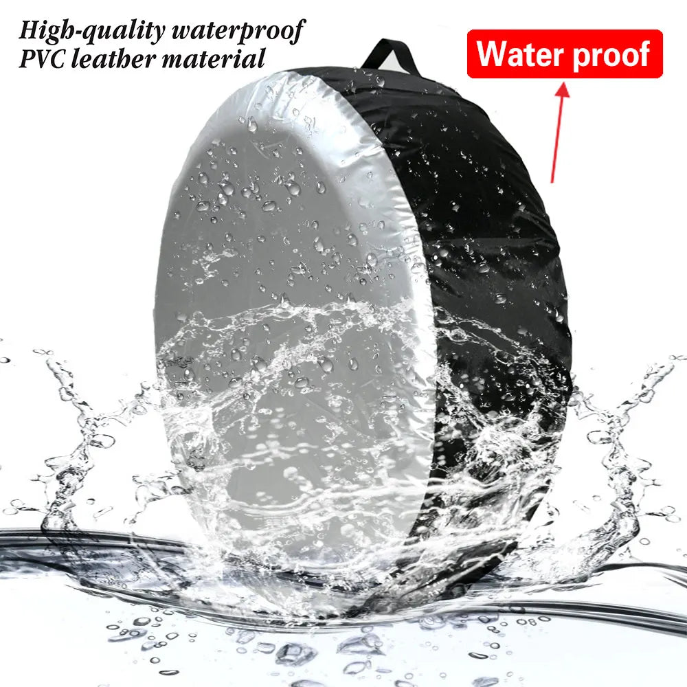 Spare Tire Storage Bag | Waterproof Tire Cover for SUV Car 13-19 19-23 Inch lifestyle view
