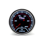 52mm 12V Car Gauge Set | Turbo Boost Oil Temp Water Temp Tachometer close-up view