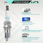4x Iridium Spark Plugs for Chevrolet Aveo Cruze Opel Astra H J Vauxhall Astra Mk IV V VI detail view
