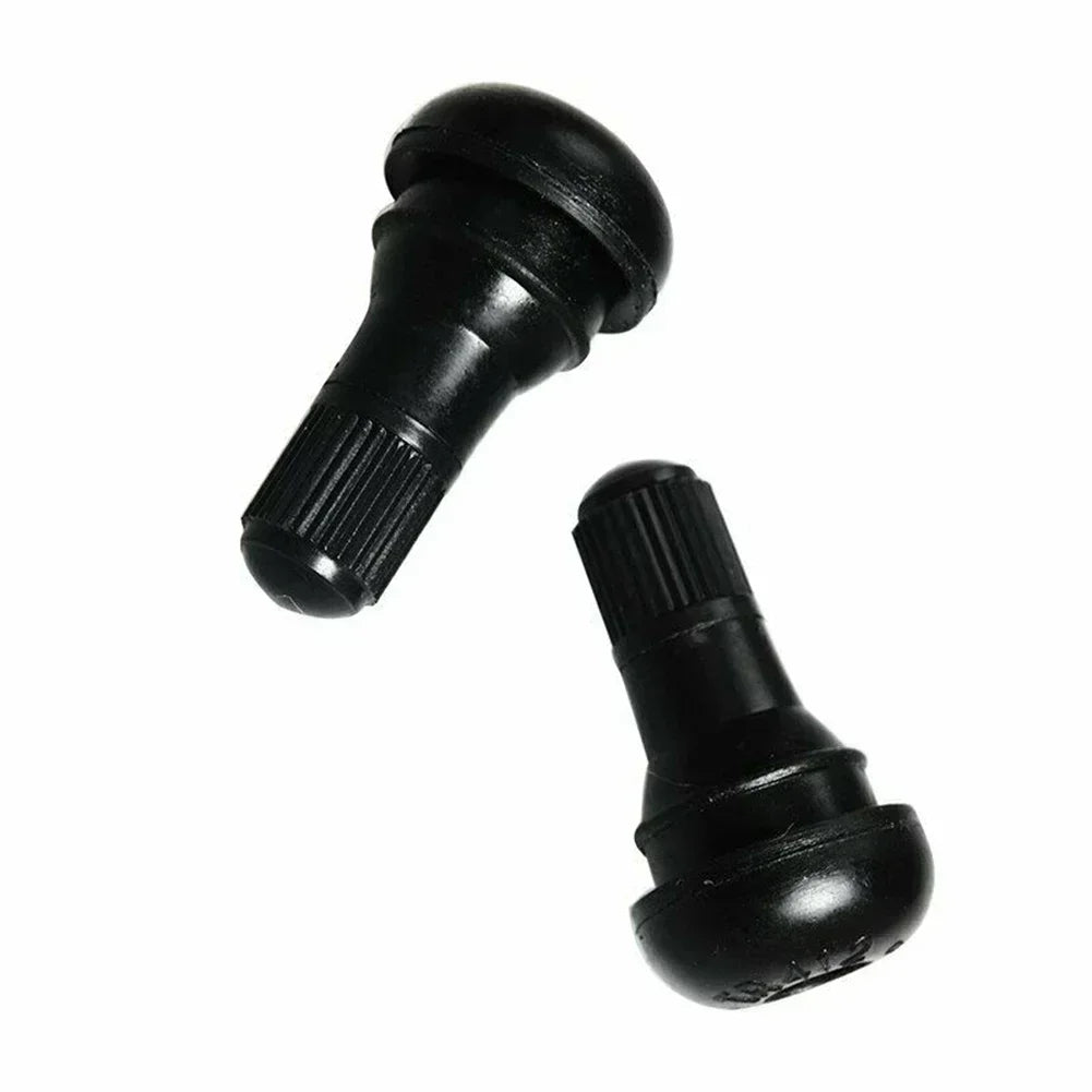 10Pcs Tire Valves TR412 Tubeless Rubber Tyre Valve Stems with Plastic Valve Cap Brass lifestyle view