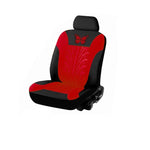 Car Seat Cover Full Set, Universal Butterfly Pattern Embroidery Auto Seat Set close-up view