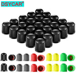 10/25/50/100Pcs Universal Plastic Tire Valve Caps for Cars, Trucks, Motorcycles, and Bicycles