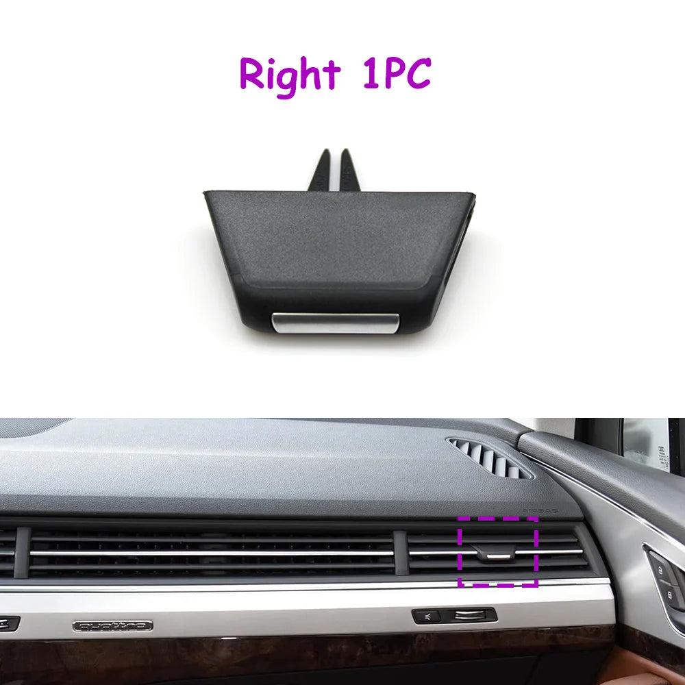 Q7 Car Interior Front Left Right Middle Air Vent Grille AC Tab Clip Slider Repair Kit For Audi 2016-2019 4M1820901