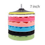 8-Piece Car Polishing Pad Kit | 3/5/7 Inch Sponge Buffing Discs for Auto Waxing and P alternate view