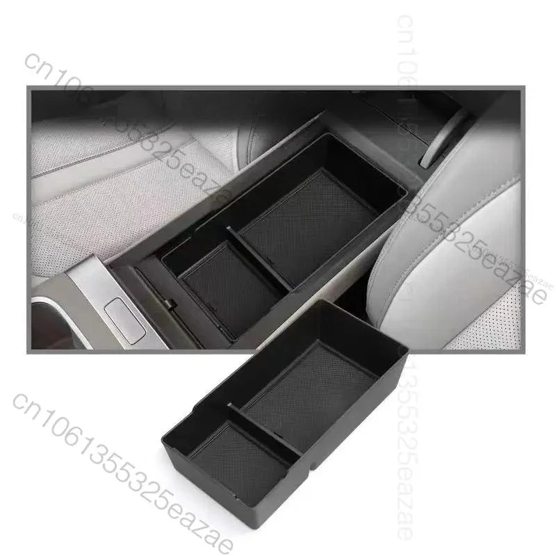 Car Storage Box for MG ES5 S5 EV 2024 2025 2026 Armrest Storage Box Center Console Lower Storage Tray Car Accessories Organizer