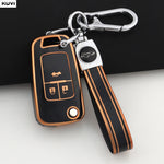 TPU Car Flip Key Case Cover Shell For Chevrolet Cruze Aveo Trax Sail Malibu Captiva Opel Vauxhall As