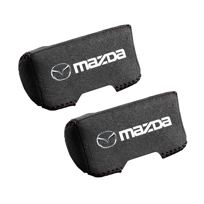 2Pcs Car Seat Belt Buckle Protector Cover for Mazda Models | Suede Accessories alternate view