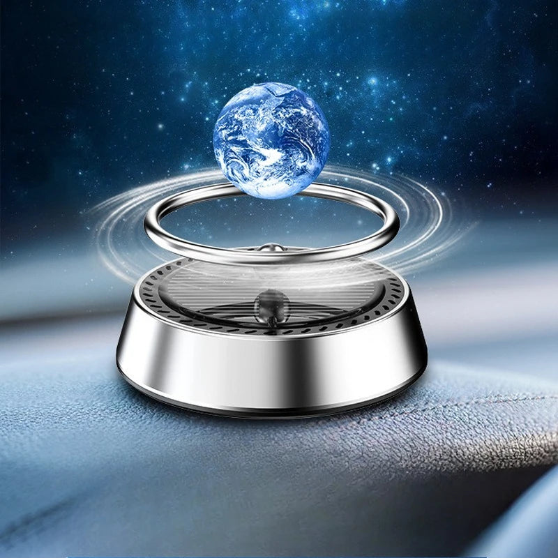 Cross-border solar creative planet console car ornaments car perfume long-lasting fragrance car aroma diffuser