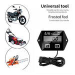 Digital Engine Tach Hour Meter Tachometer Gauge Inductive Display | For Motorcycle Ma alternate view