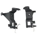 Auto Parts Armrest Latch Clip A1666804103 Black Car Accessories Eco-friendly Kit Left+Right Pair Plastic Durable
