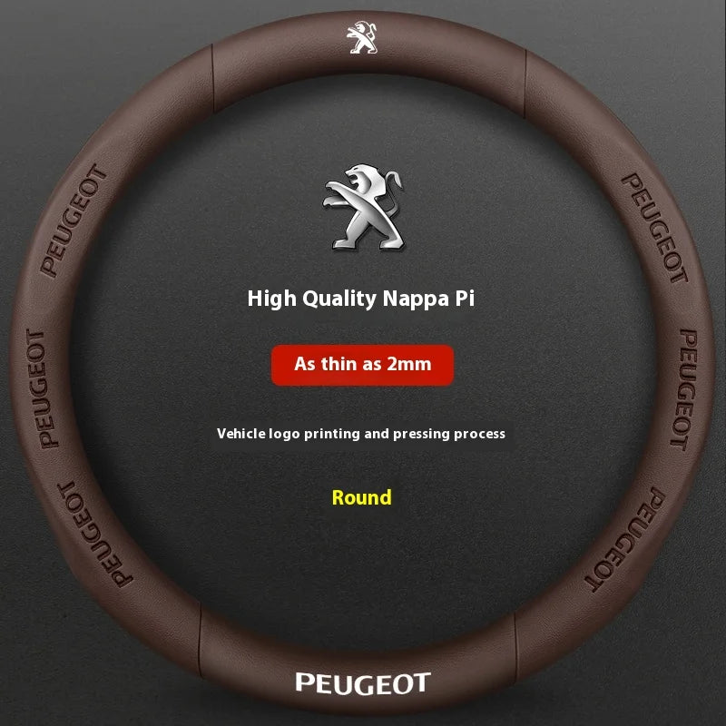 Car Steering Wheel Cover For Peugeot 106 107 108 206 207 208 301 307 308 406 407 408 lifestyle view