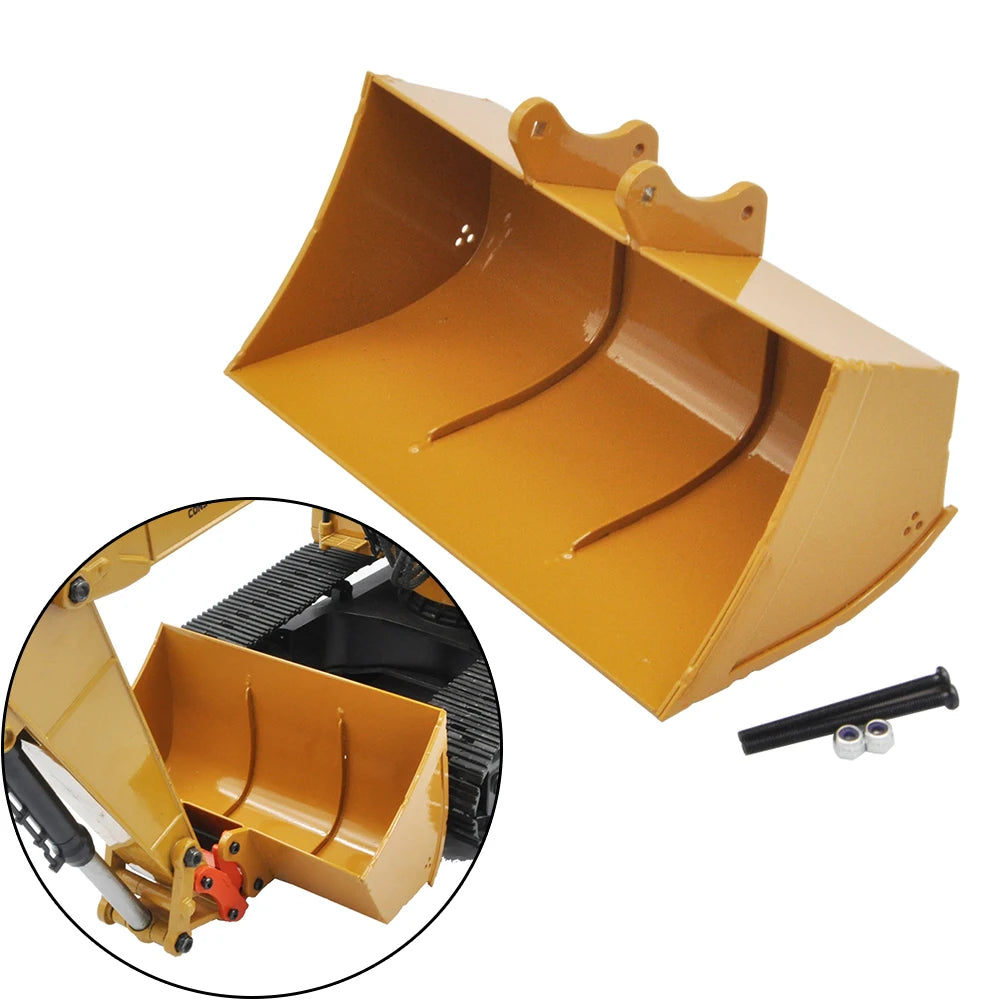 Huina 1592 Excavator Quick Hitch Bucket Arm Gearbox Tooth Box Gripper Walking Motor additional angle