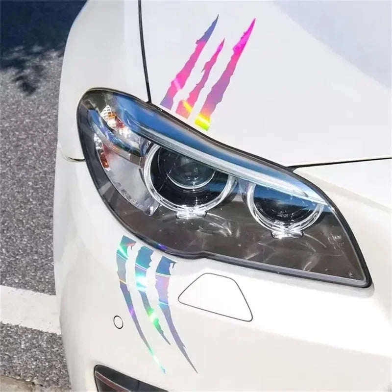 Ghost Claw Scratch Car Sticker PVC alternate view