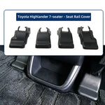 Car Rear Seat Rail Cover Replacement For Toyota Highlander XU40 XU50 2015-2021 2nd Row Middle Seat T